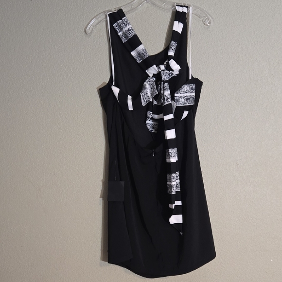 Lulu's Classic Black Mini Dress - Picture 3 of 5